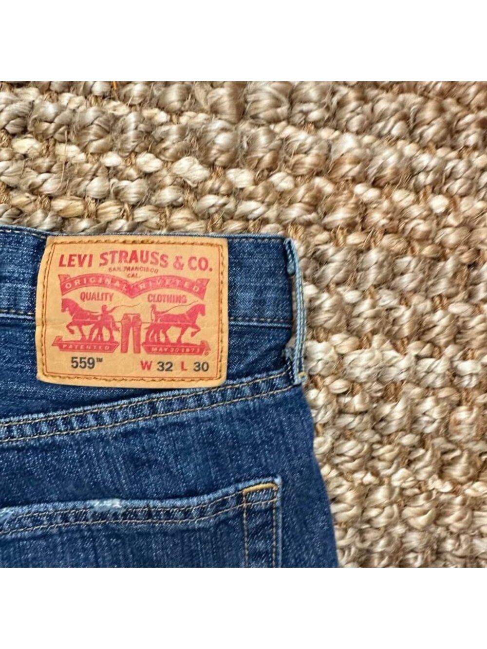 Levi's 559 Men's Relaxed Straight Leg Denim Blue Jeans W32 L30 (32x30)